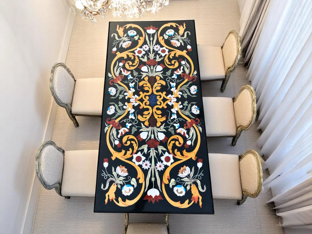 Attractive Marble Top End Tables for Living Room & Dining - Vedant Artisans